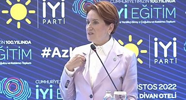 Akşener 'İYİ Eğitim'i anlattı... "Değişmedik hiç bir şey kalmadı"