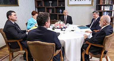 Altılı masa 6. kez görüştü