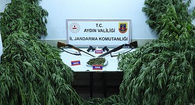 Aydın Jandarması kilolarca uyuşturucu ele geçirdi