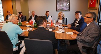 BAL-GÖÇ yeni yönetiminden Başkan Dündar'a Ziyaret