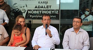 Başkan İmamoğlu'ndan 'Gezi Nöbeti'ne destek