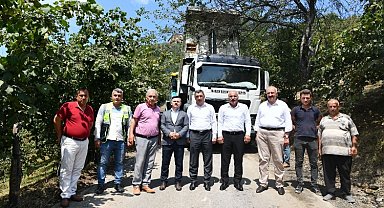 Başkan Zorluoğlu Araklı'daki çalışmaları inceledi