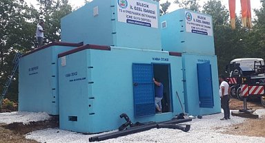 Bilecik Pazaryeri'nde Kınık kırsalına içme suyu deposu