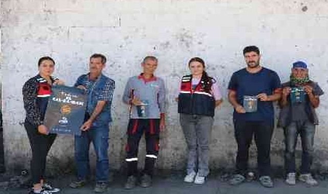 Bingöl Jandarması'ndan 'Kadına El Kal-Ka-Maz' çalışması