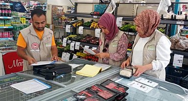 Bingöl'de marketlere gıda denetimi