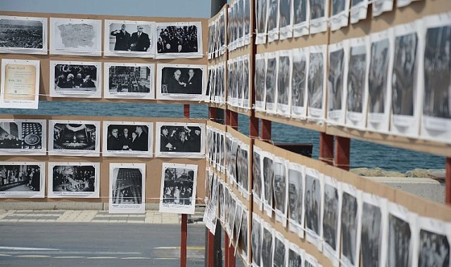 Bursa Gemlik'te Celal Bayar fotoğrafları sergileniyor