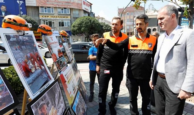 Bursa İnegöl'de 17 Ağustos'un yıldönümünde "Afet" sergisi