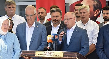 Bursa'da AK Partili kadrolar Mudanya'yı karış karış dolaştı