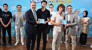 Bursa'da başarı ödüllendirildi