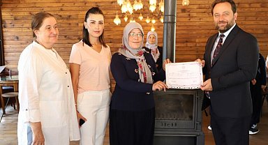 Bursa'da 'Köy Yaşam Merkezi' kursiyerleri sertifikalandı
