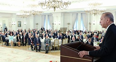 Cumhurbaşkanı Erdoğan'dan Büyükelçilere 'barış' ve 'iş birliği' vurgusu