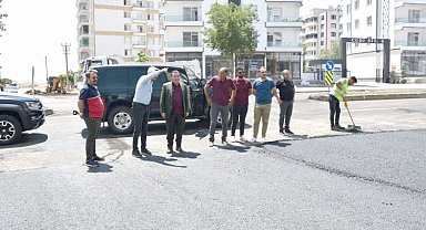 Diayarbakır'da 40 derece havada sıcak asfalt!