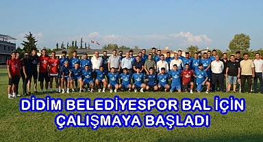 DİDİM BELEDİYESPOR BAL İÇİN ÇALIŞMAYA BAŞLADI