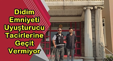 Didim Emniyeti Uyuşturucu Tacirini Tutukladı
