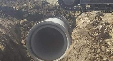 Diyarbakır Bağlar'da taşkınlara karşı beton borulu önlem