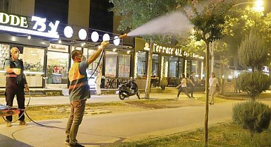 Diyarbakır'da 'yeşil' için gece mesaisi