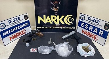 Düzce'de 3 uyuşturucu tacirine tutuklama