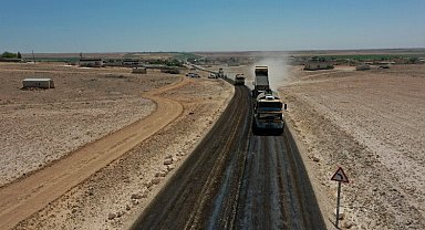 Harran Kırsalı sathi asfalta kavuştu