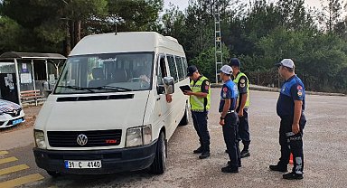 Hatay Zabıtası'ndan Jandarma ile ortak denetim