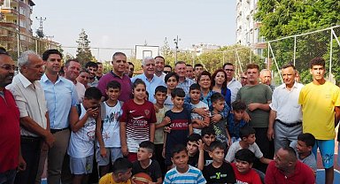 Hatay'daki yeşil alanlarda çocuklar oyuna doyacak