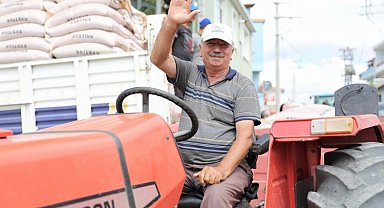 İstanbul Silivri'de çiftçilerin tohumluk arpa sevinci