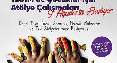İZGİM'de çocuklara atölye