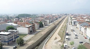 Kanal İnegöl ''Yeşilleniyor''