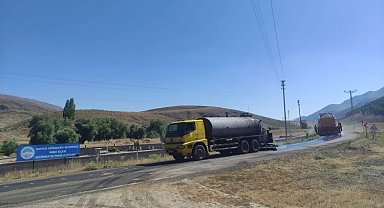Kayseri Büyükşehir'den kırsala asfalt çalışması