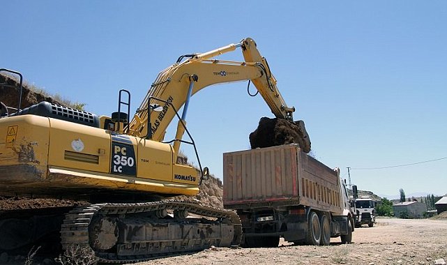 Kayseri Cebir'de yol çalışması sürüyor