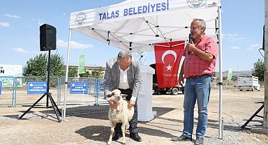 Kayseri Talas'ta hayvancılığa tam destek