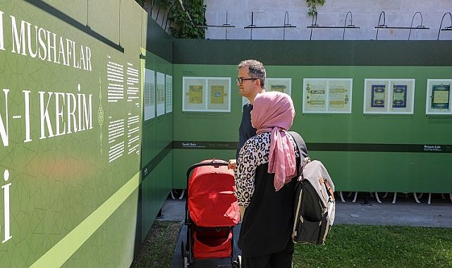 Kayseri Talas'ta Kur'an-ı Kerim sergisine büyük ilgi