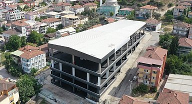 Kocaeli Dilovası Otoparkı'na modern uzay kafes sistemi
