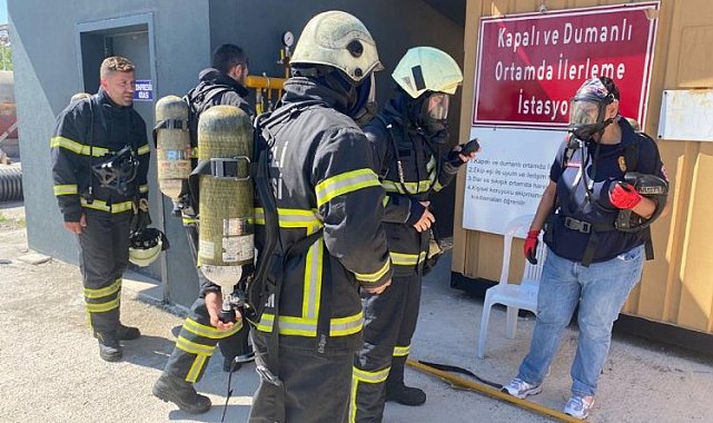 Kocaeli İtfaiyesi'nden 'acil durum' eğitimi