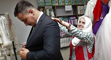 Kocaeli İzmit'in 'Dost Eller'i damat adaylarına uzandı