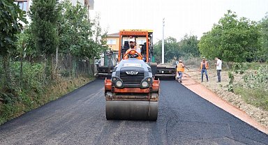 Kocaeli İzmit'te Gündoğdu'ya yeni asfalt yol