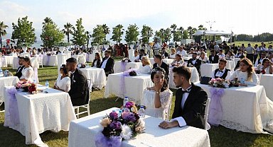Kocaeli'de 36 Roman çifte toplu nikâh