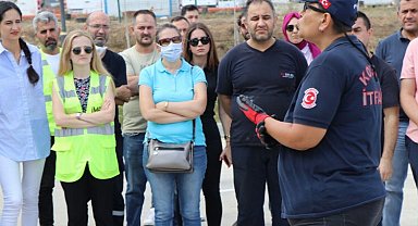 Kocaeli'de İtfaiye ve AFAD'dan ortak tatbikat