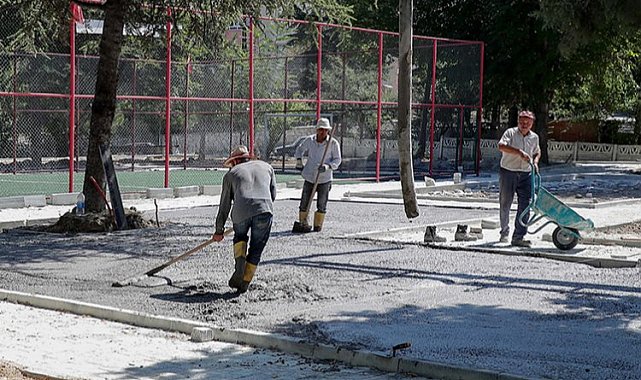 Kütahya'da Yüzüncü Yıl Park yenileniyor