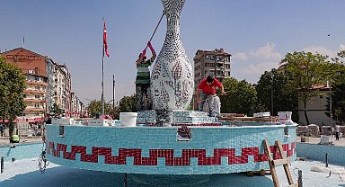 Kütahya'da Zafer Meydanı'nda rekor çalışma