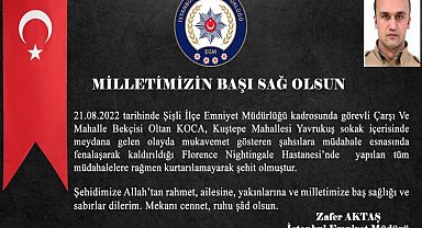 Mahalle düğününde kavga 1 bekçi şehit, 4 bekçi yaralandı
