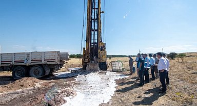 Malatya Yukarıörükçü'de sondaj çalışması