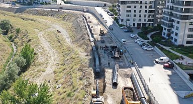 "Mamak-Gölbaşı Arası İçme Suyu Hattı" projesinde sona doğru