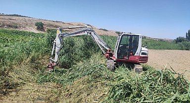 Manisa Ahmetli'de su taşkınlarına karşı önlem