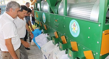 Manisa Demirci'de çiftçilere selektör desteği
