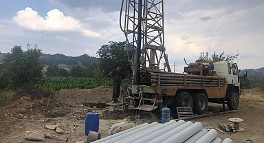Manisa Gördes'te yeni kaynağa sondaj