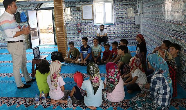 Manisa MASKİ'den camide 'su tasarrufu' bilinci