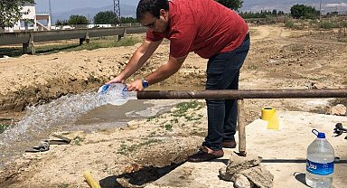 Manisa Sarıgöl'de içme suyu için bir sondaj daha