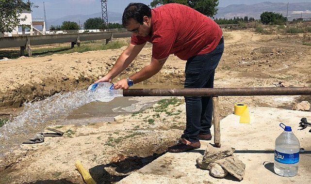 Manisa Sarıgöl'de içme suyu için bir sondaj daha