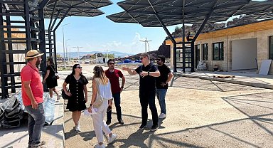 Manisa'da 'Jeopark Ziyaretçi Merkezi'nde sona doğru