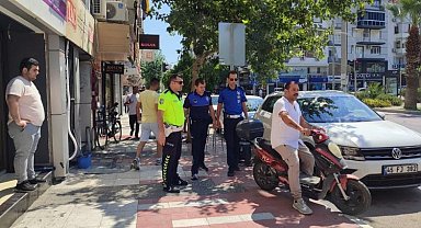 Manisa'da 'kaldırımlar yayanın hakkı' denetimi
